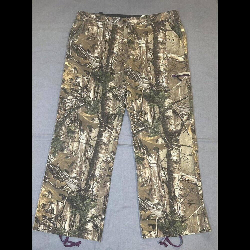 Vintage Walls Made In‎ USA Realtree Camo Pants Large Regular 2XL Non-insulated